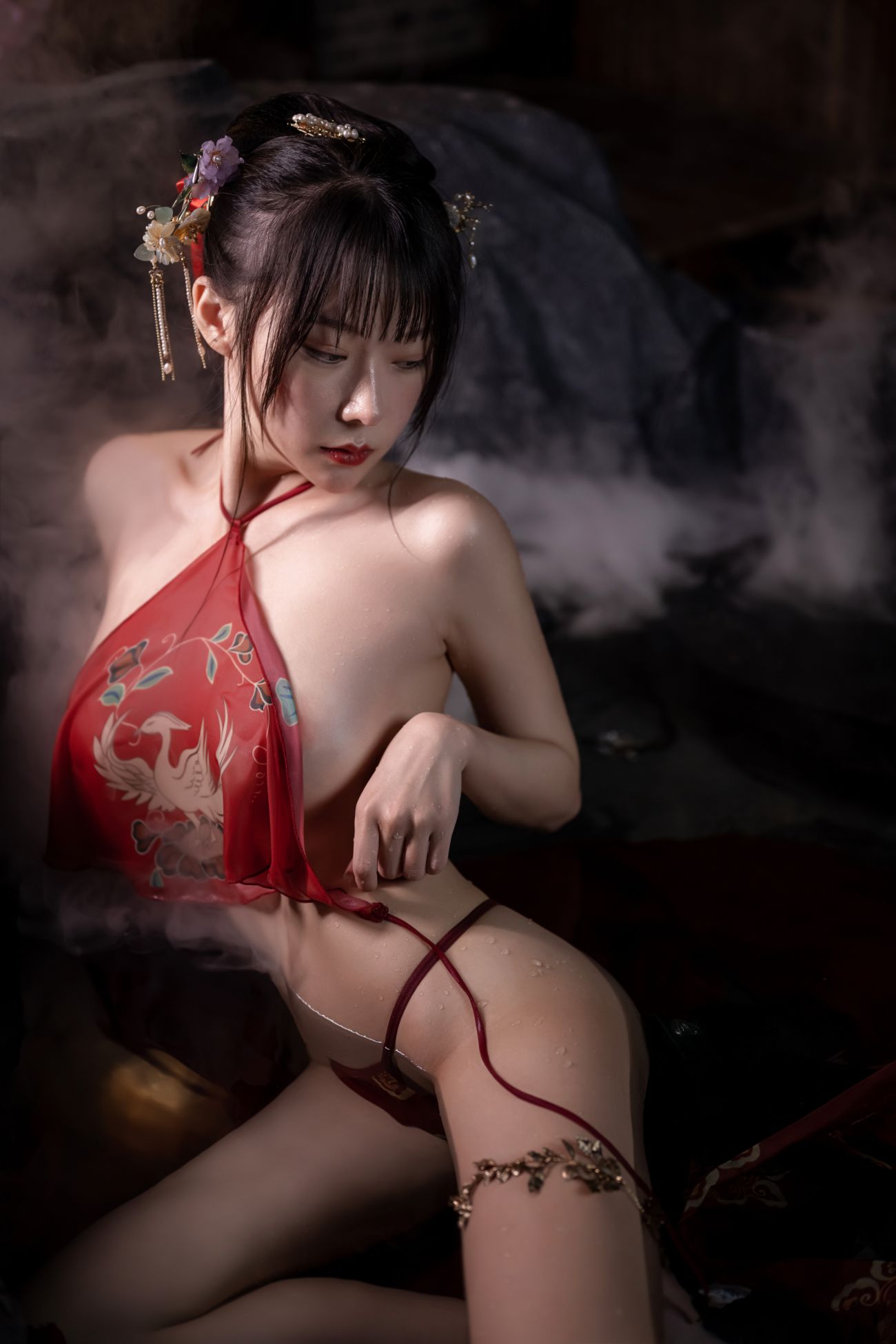 微博美少女香草喵露露性感Cosplay写真2022春节贺图 (51)