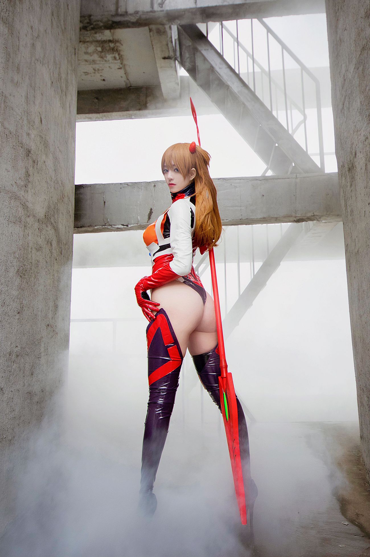 微博美少女KETTOE性感Cosplay写真 asuka battle suit (3)