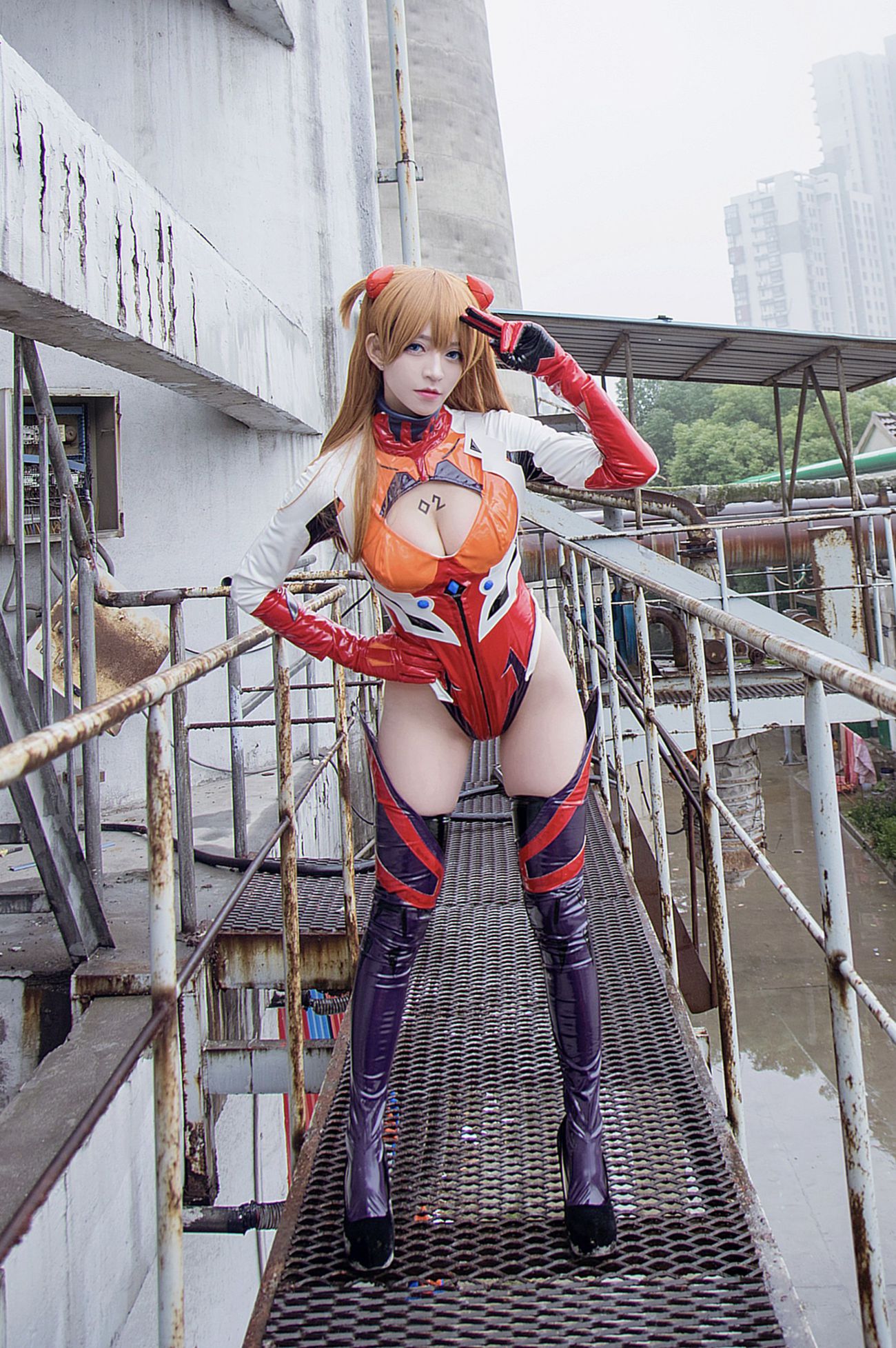 微博美少女KETTOE性感Cosplay写真 asuka battle suit (11)