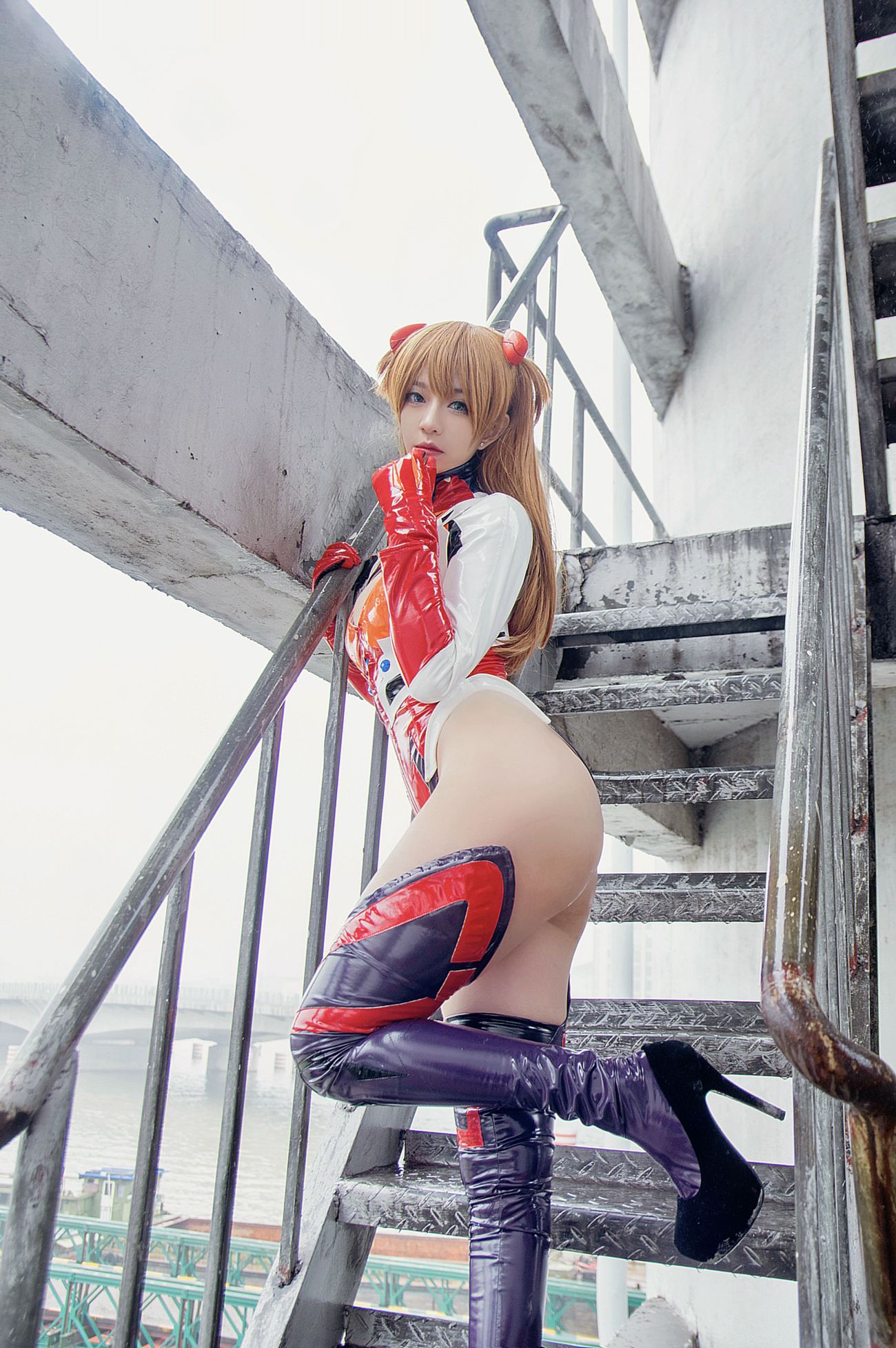 微博美少女KETTOE性感Cosplay写真 asuka battle suit (17)