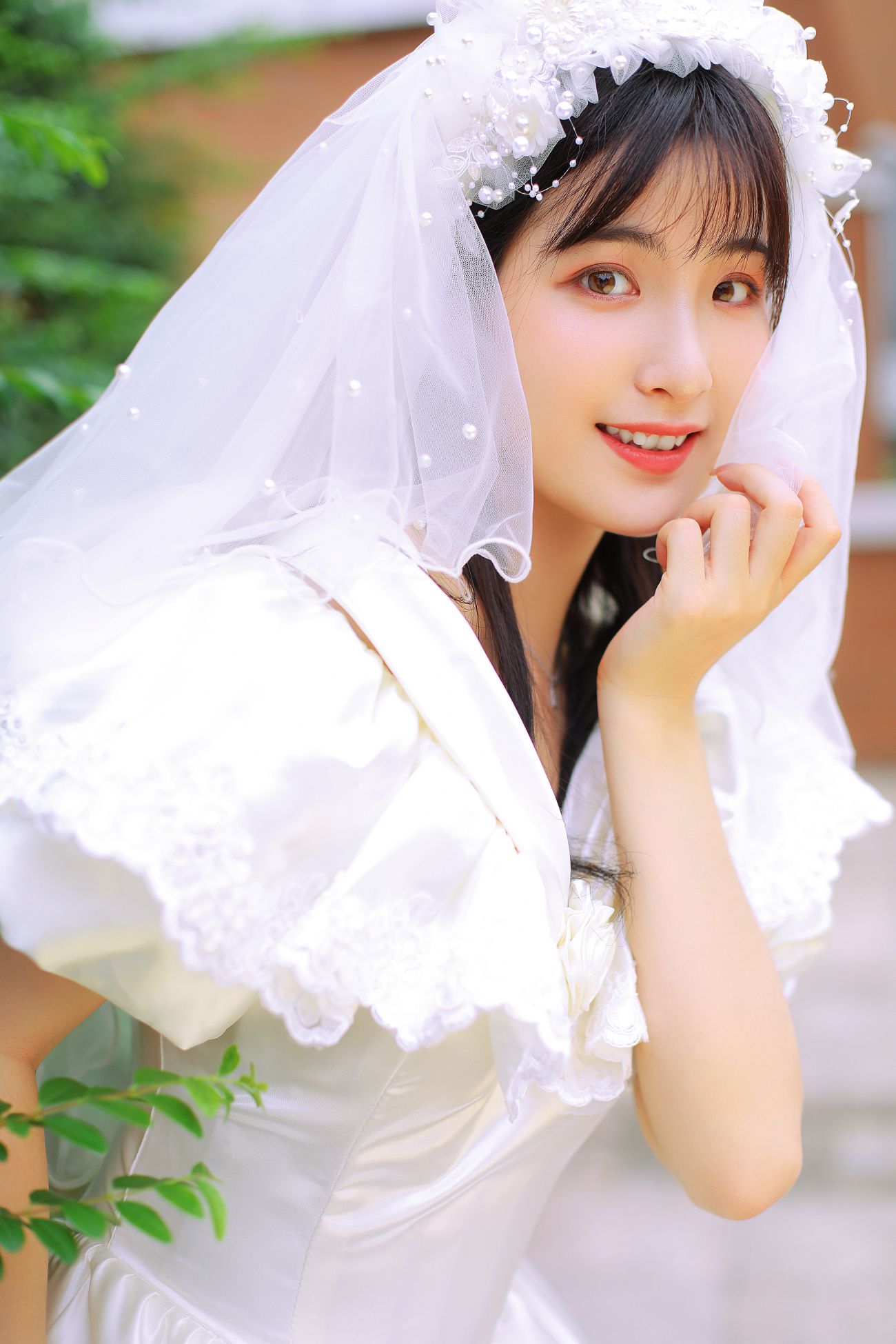 YITUYU艺图语模特唯美写真2021.11.08期新娘的嫁纱我是金儿呀 (7)