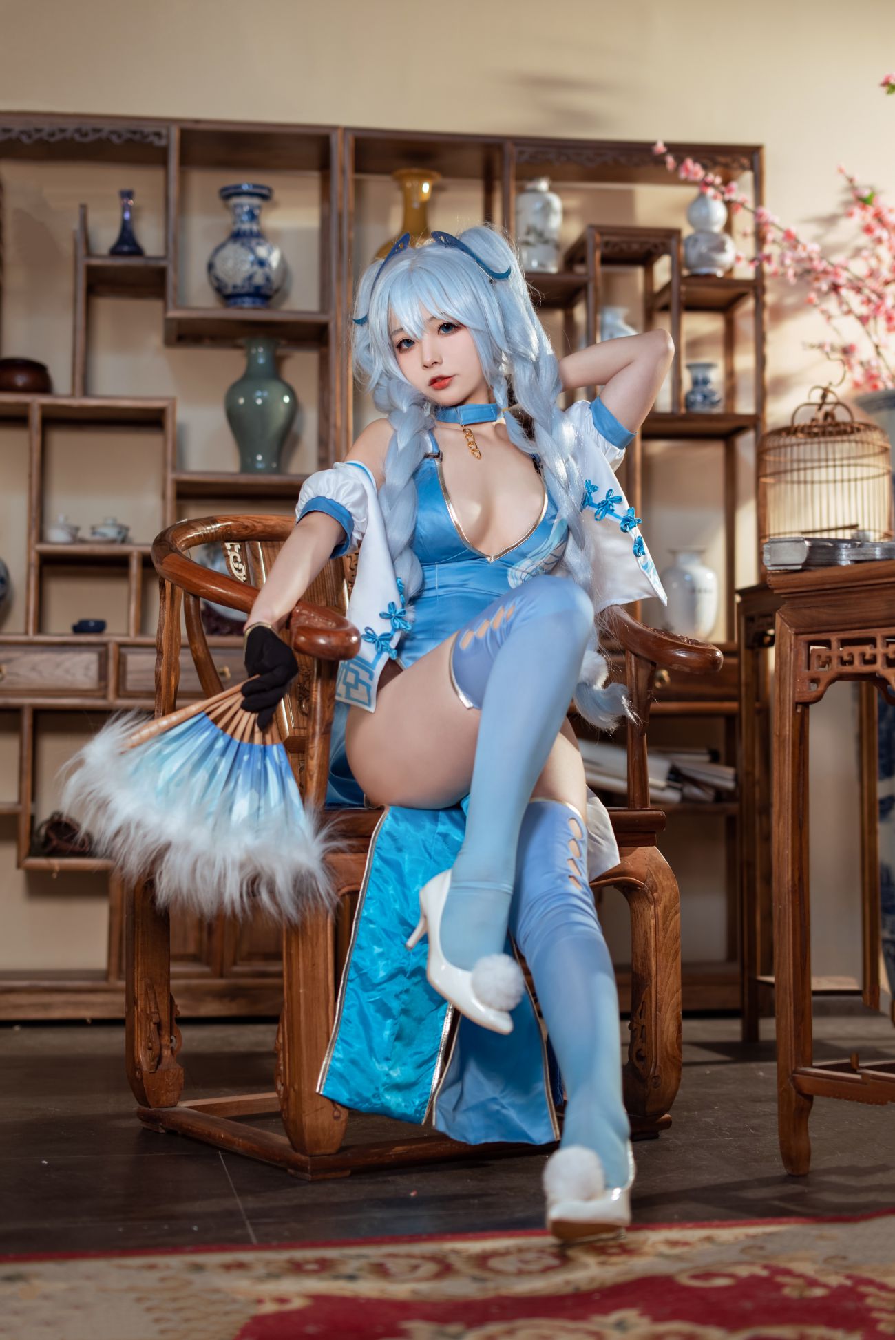 微博美少女yuuhui玉汇性感Cosplay写真PA 15 翠雀媚 (16)