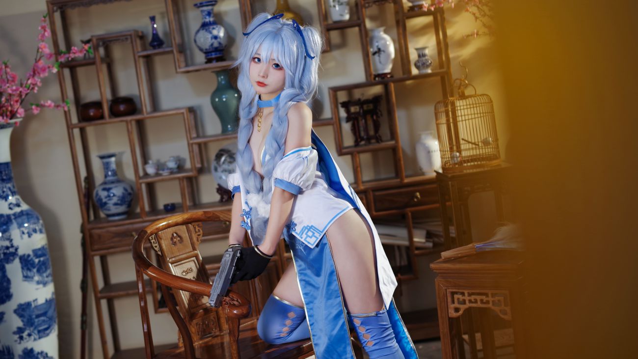 微博美少女yuuhui玉汇性感Cosplay写真PA 15 翠雀媚 (14)