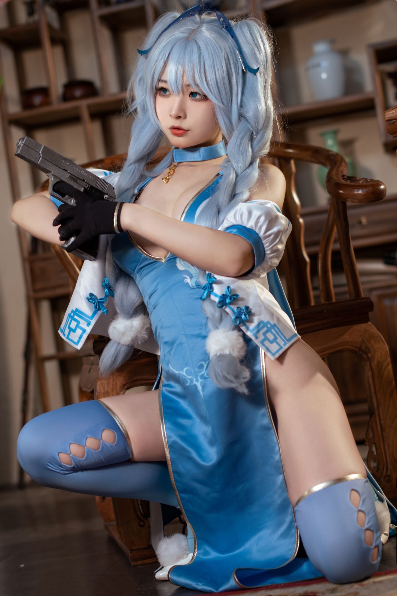 微博美少女yuuhui玉汇性感Cosplay写真PA 15 翠雀媚 (18)