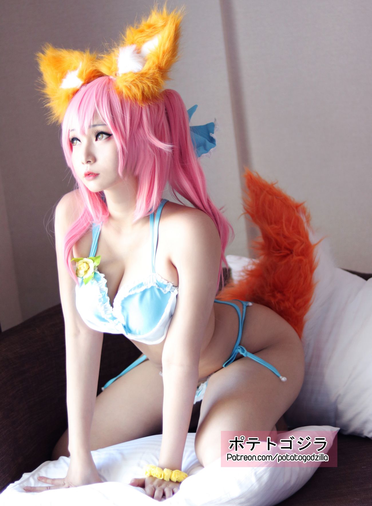 Potato Godzilla Tamamo Bikini (11)