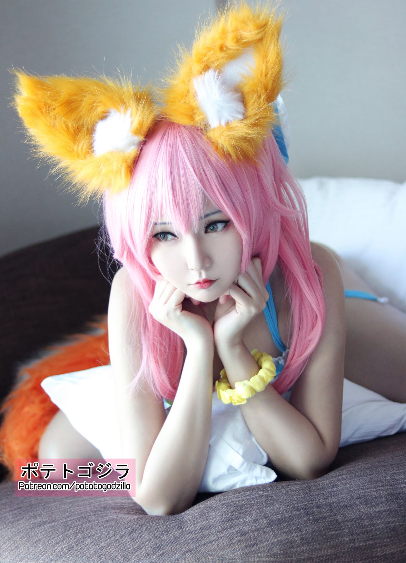 Potato Godzilla Tamamo Bikini (13)