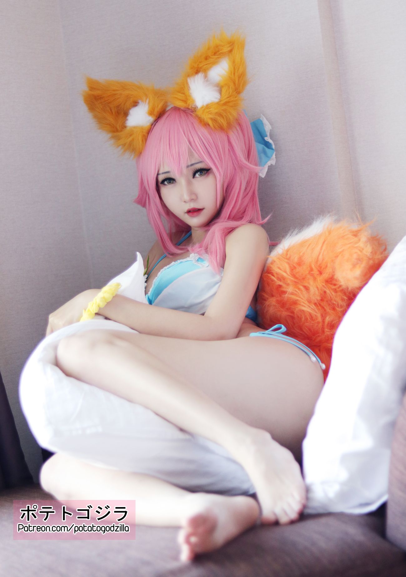 Potato Godzilla Tamamo Bikini (5)