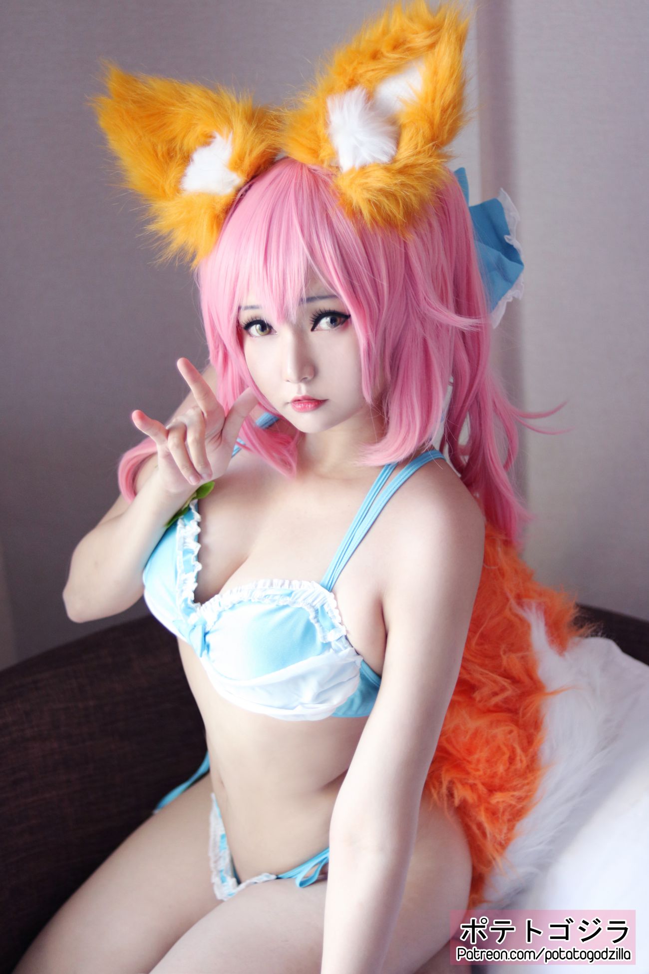 Potato Godzilla Tamamo Bikini (10)