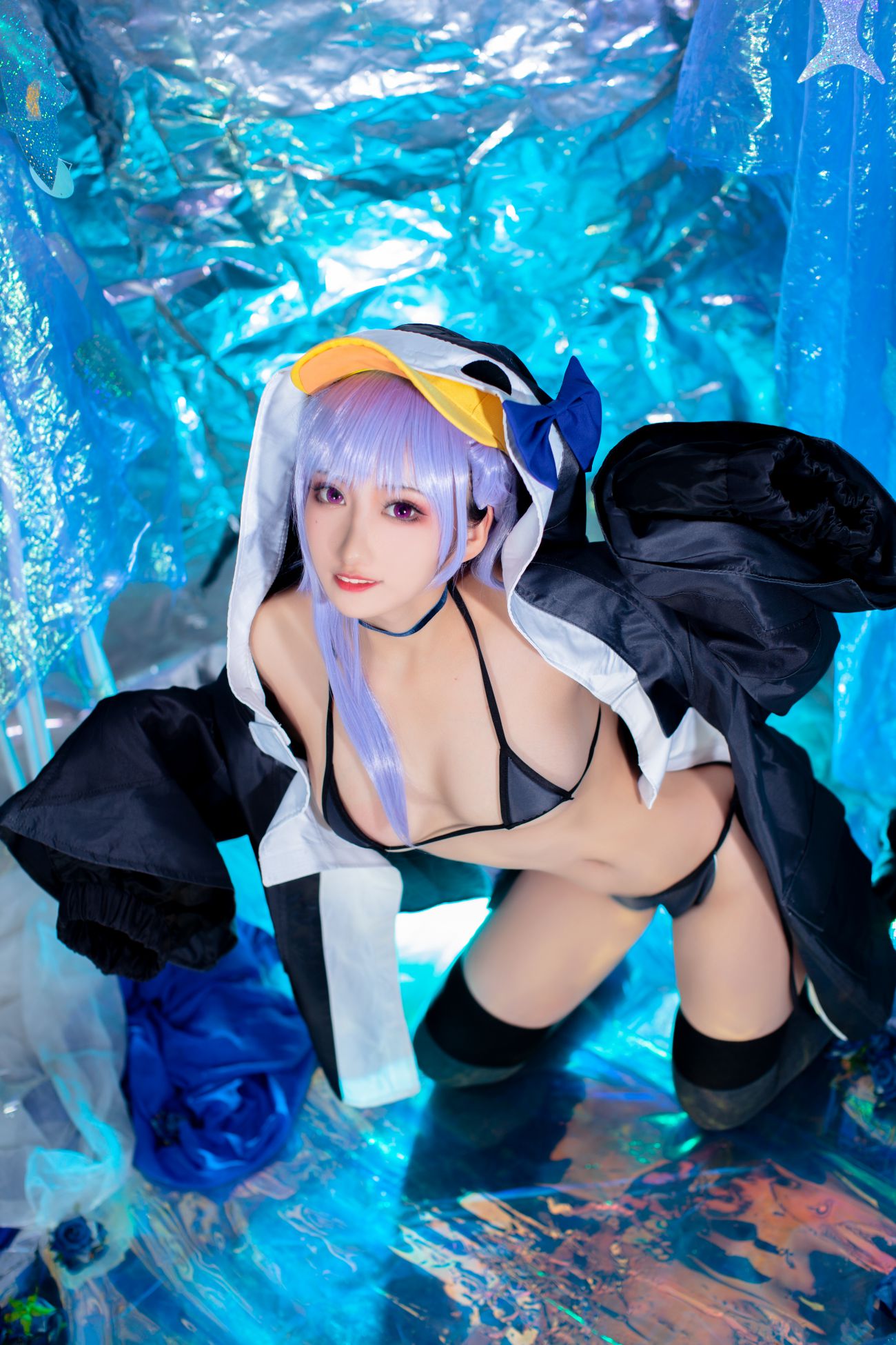 微博美少女洛璃LoLiSAMA性感Cosplay写真水着莉莉丝 (18)