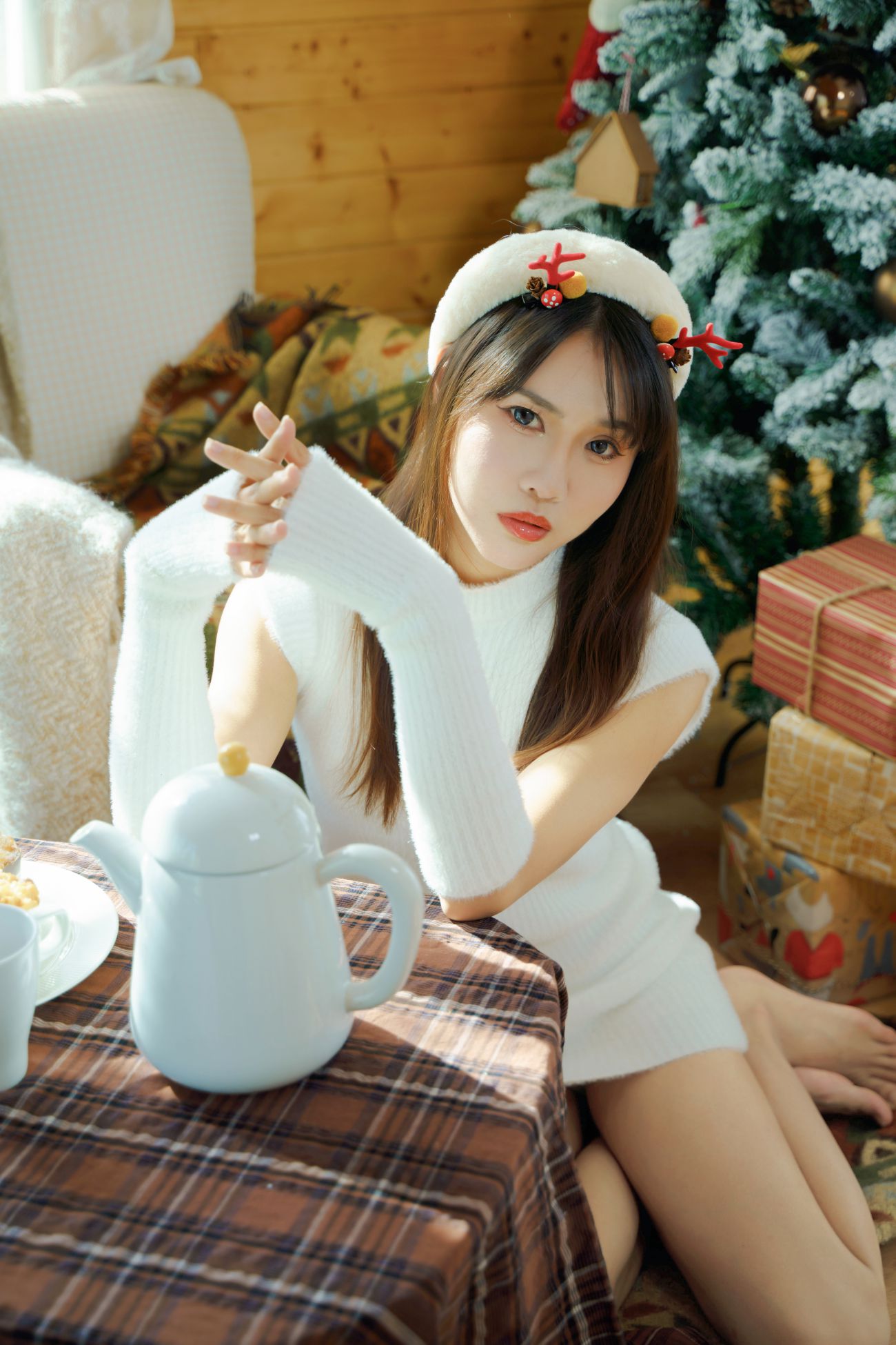 YITUYU艺图语模特唯美写真2021.12.21期圣诞少女 lin (20)