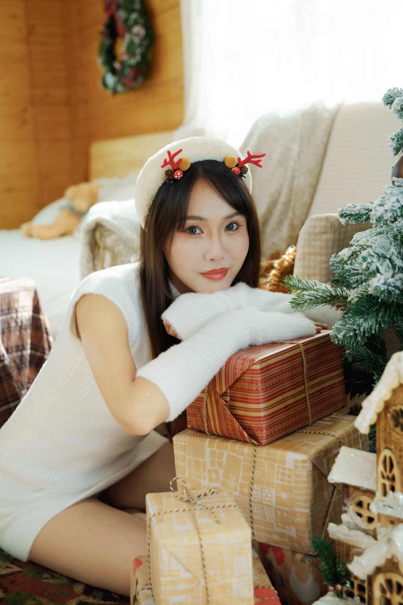 YITUYU艺图语模特唯美写真2021.12.21期圣诞少女 lin (22)