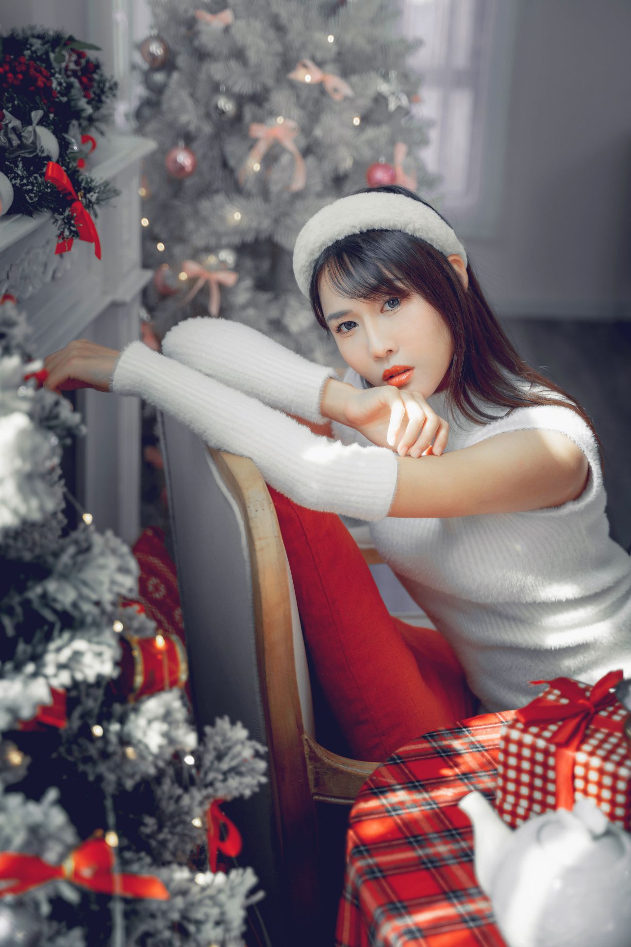 YITUYU艺图语模特唯美写真2021.12.21期圣诞少女 lin (3)