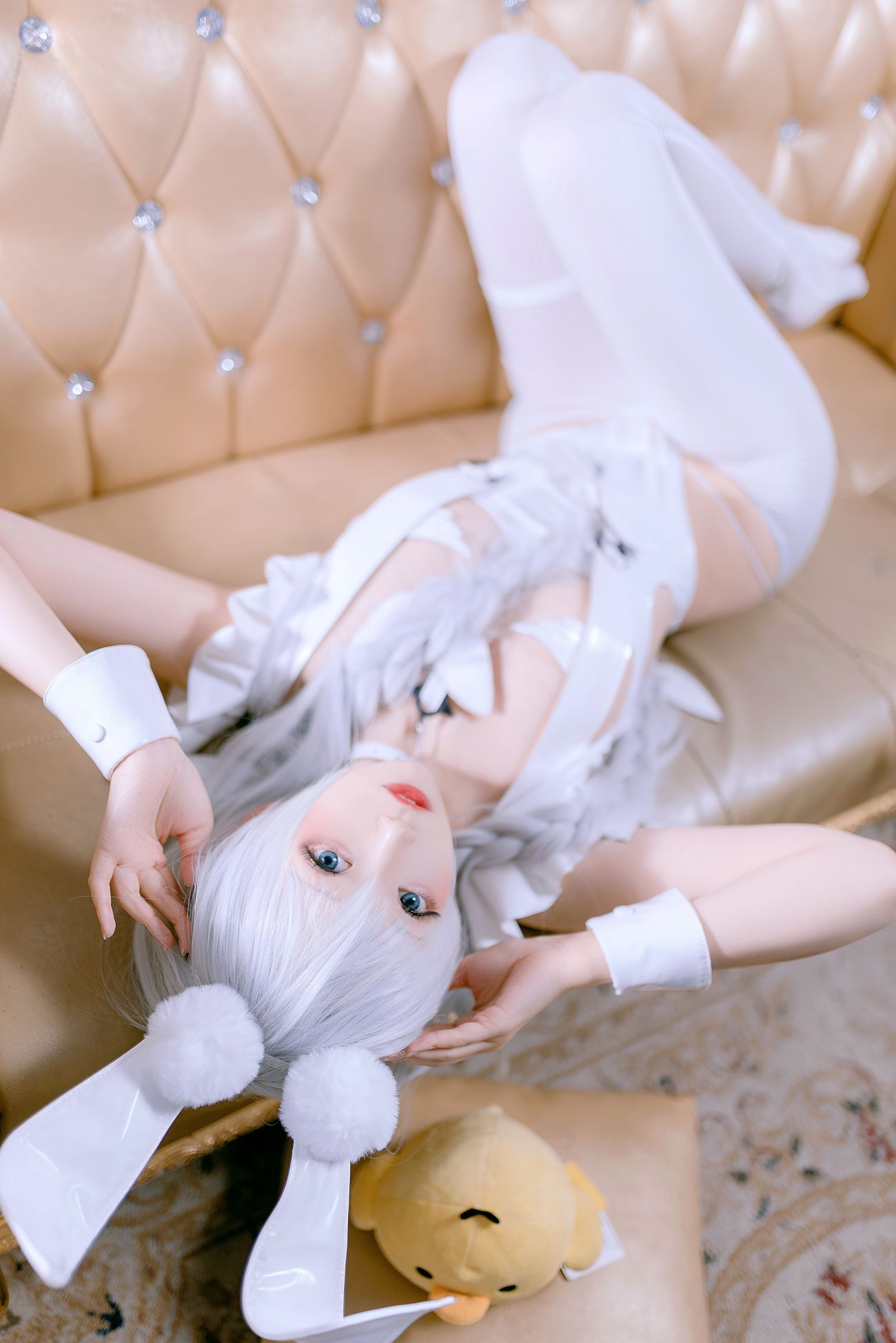 微博美少女小野寺地瓜性感Cosplay写真恶毒白兔 (10)