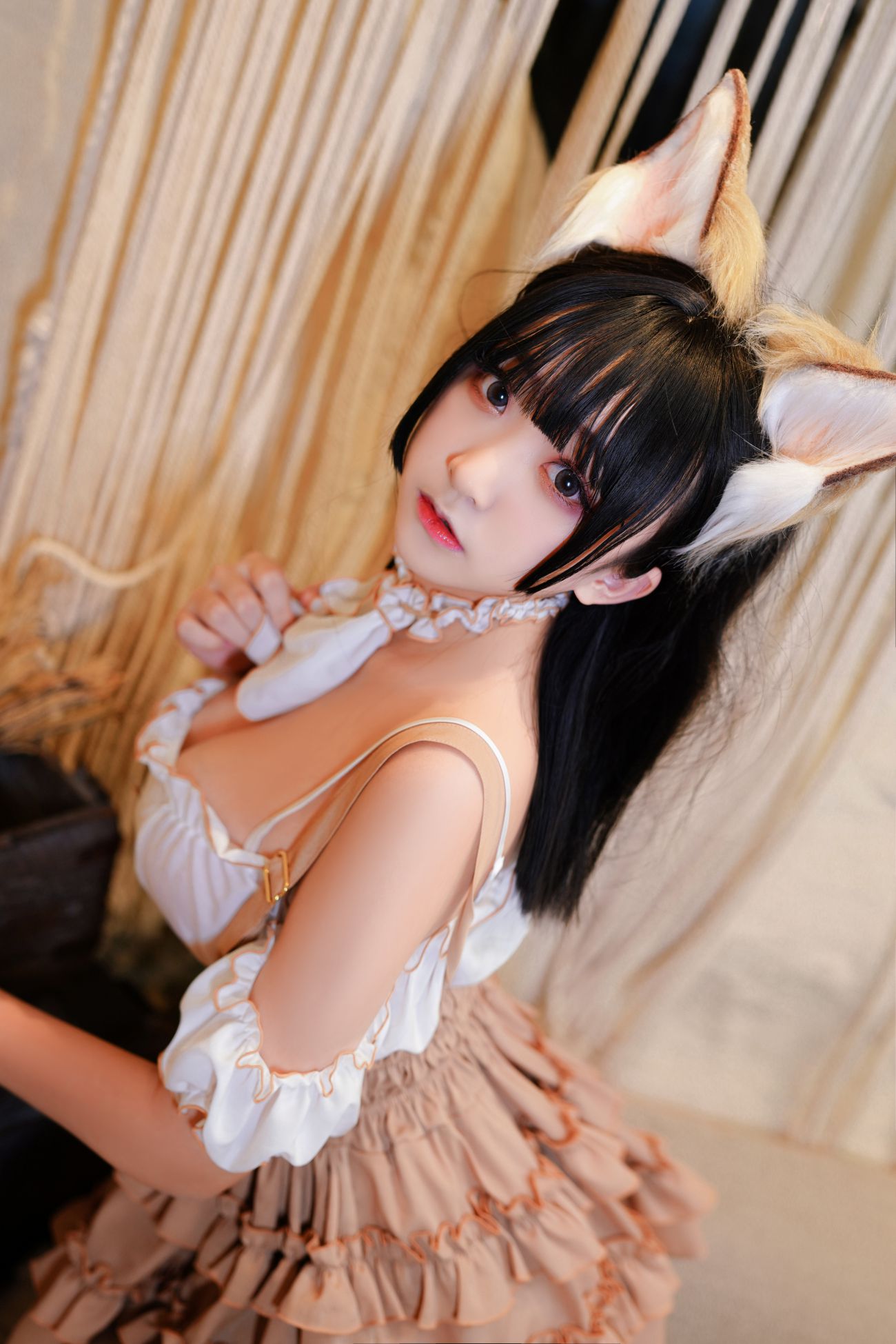 微博美少女恩田直幸性感Cosplay写真居家小猫 (15)