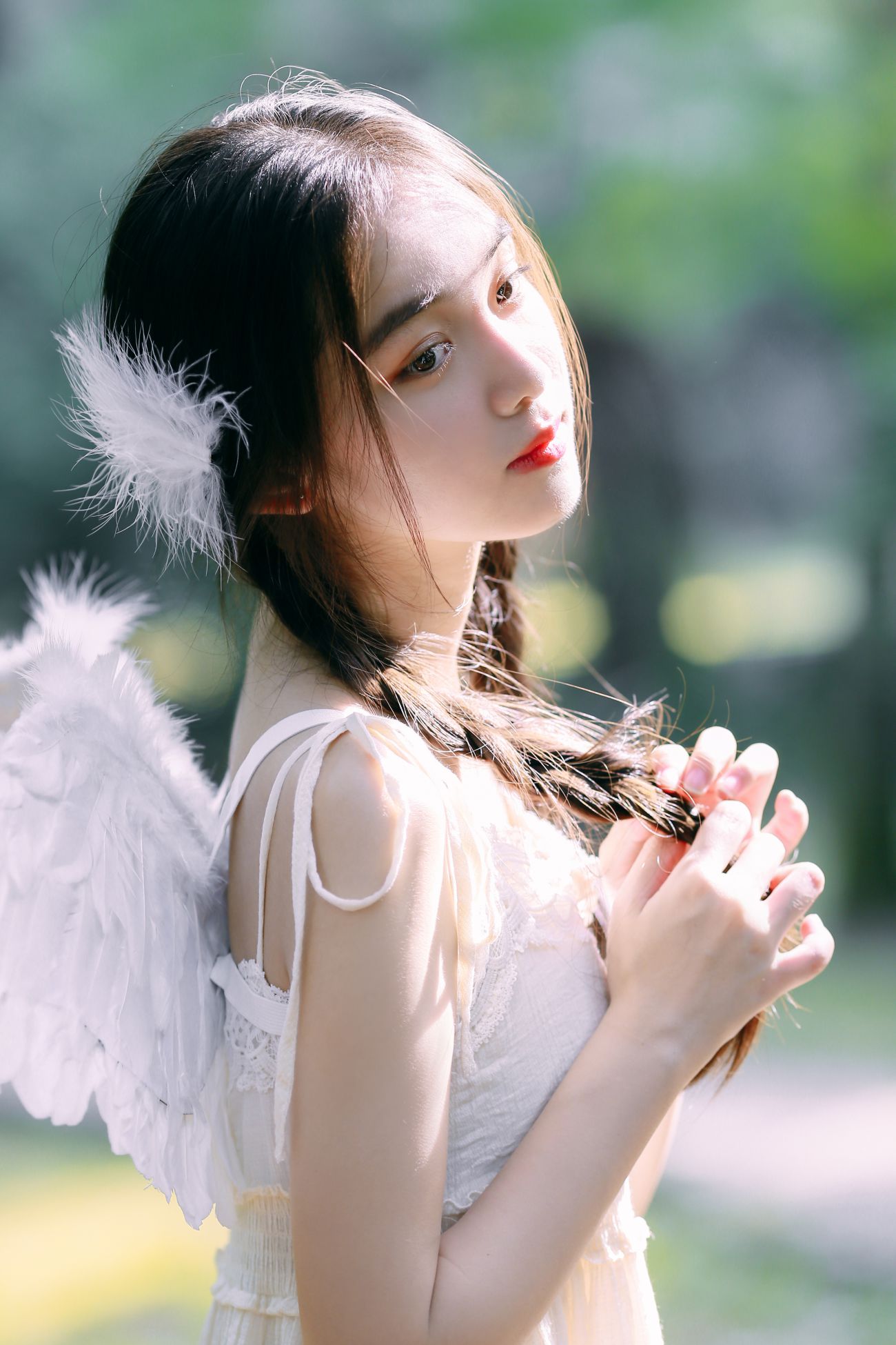 YITUYU艺图语模特唯美写真2022.01.08期挥着翅膀的女孩 棒棒橙 (18)