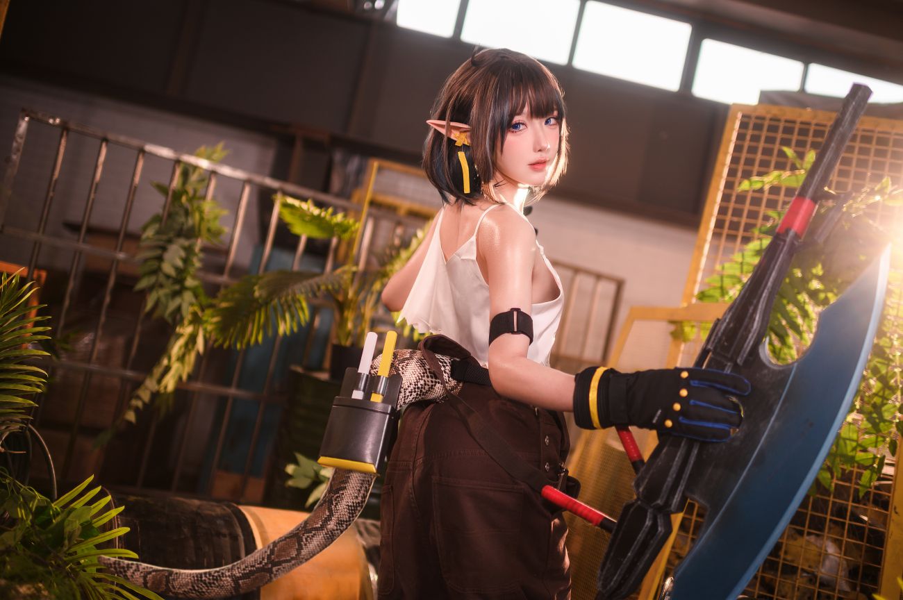 美女动漫博主阿包也是兔娘性感Cosplay写真森蚺 (4)