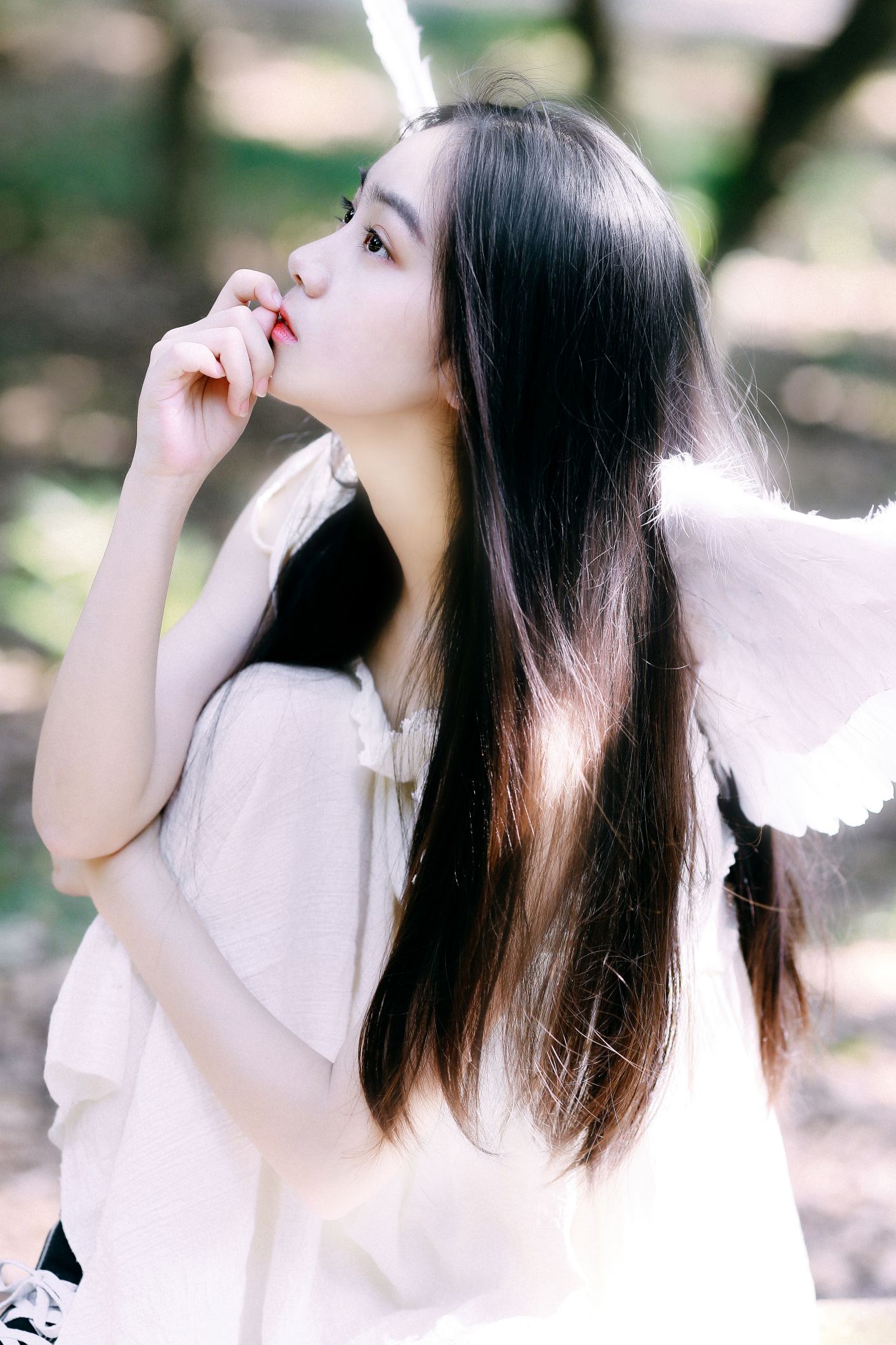 YITUYU艺图语模特唯美写真2022.01.08期挥着翅膀的女孩 棒棒橙 (9)