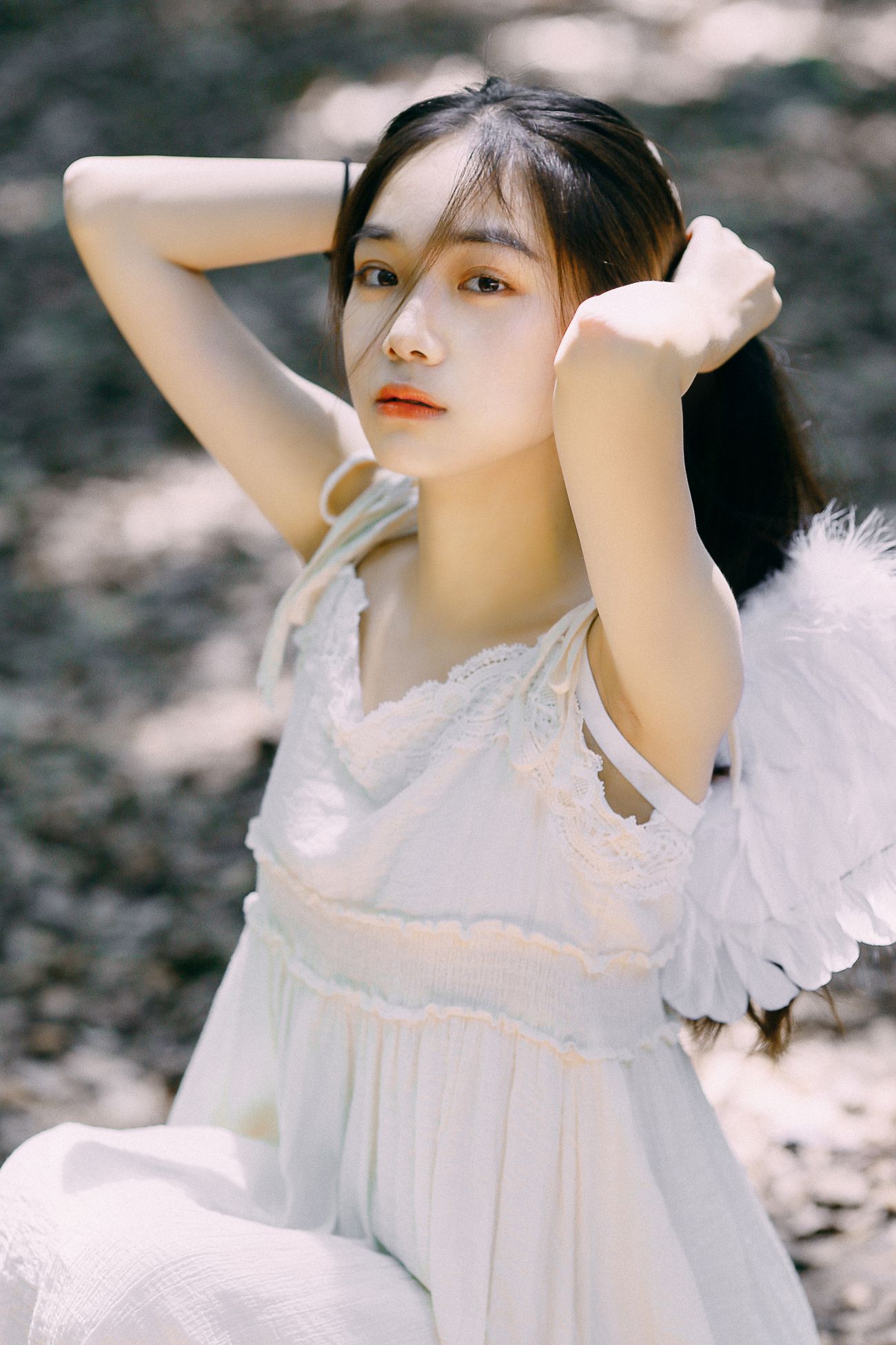 YITUYU艺图语模特唯美写真2022.01.08期挥着翅膀的女孩 棒棒橙 (3)