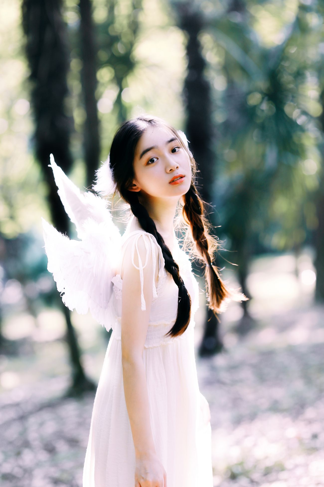 YITUYU艺图语模特唯美写真2022.01.08期挥着翅膀的女孩 棒棒橙 (10)