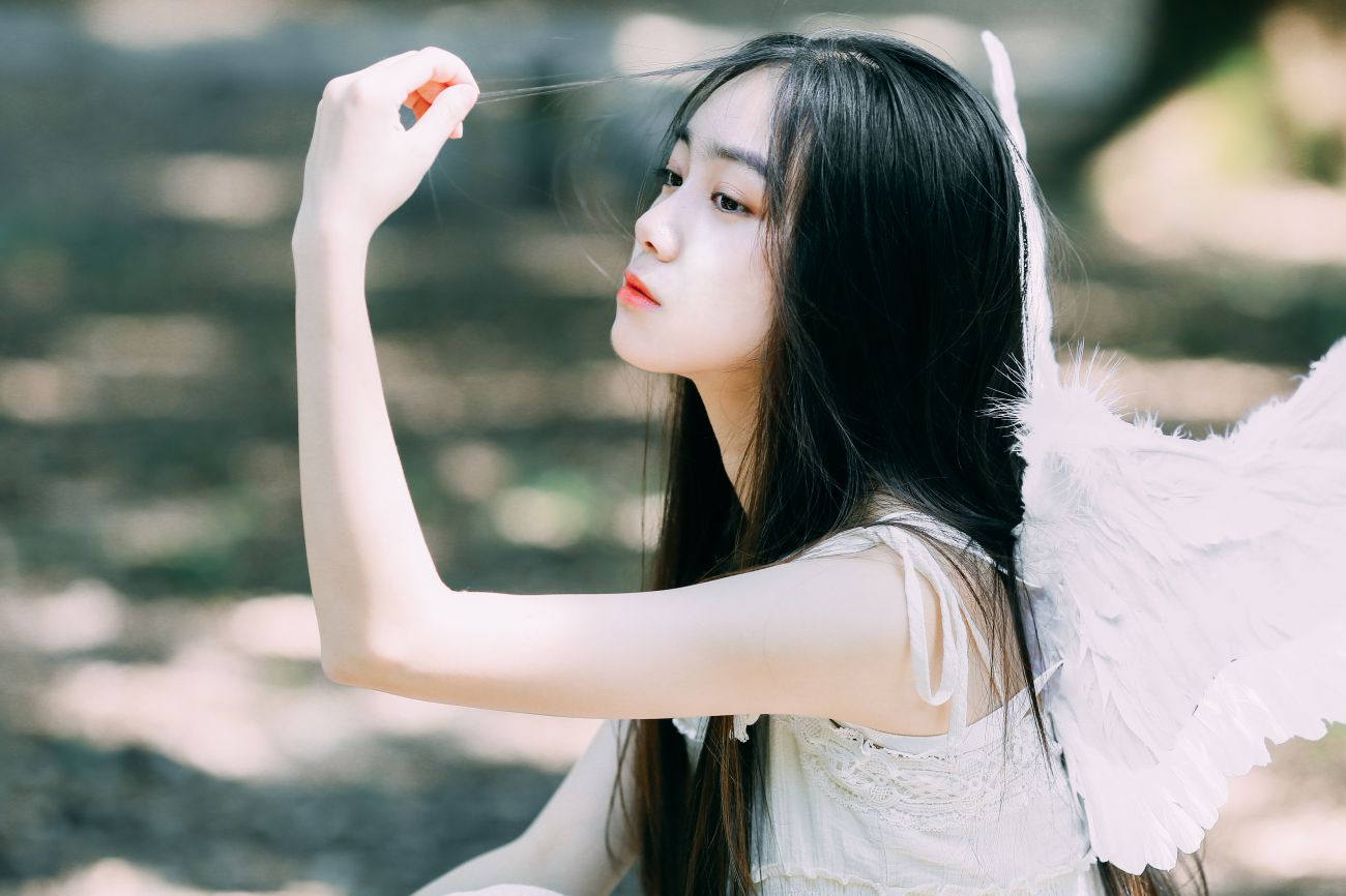 YITUYU艺图语模特唯美写真2022.01.08期挥着翅膀的女孩 棒棒橙 (25)