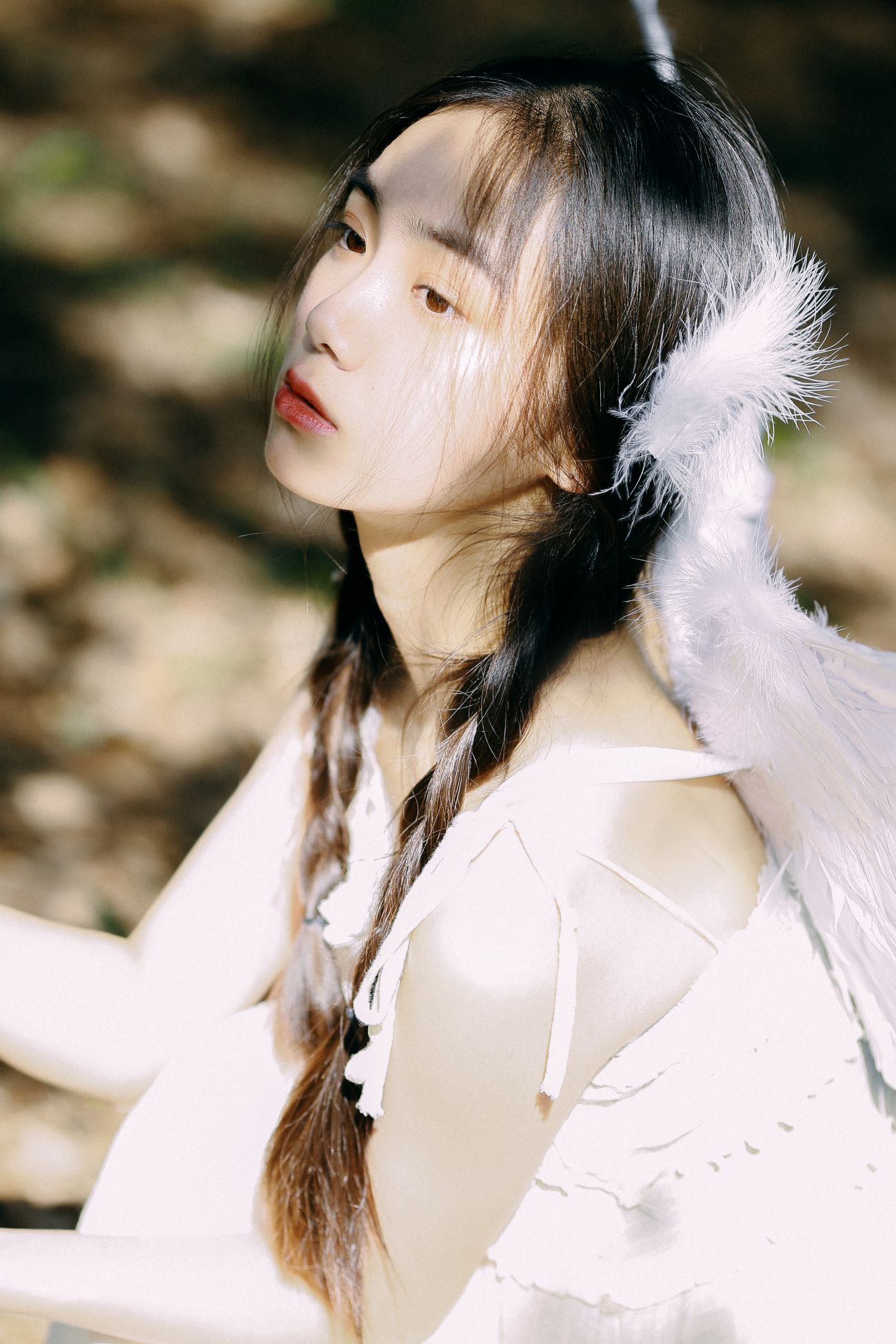 YITUYU艺图语模特唯美写真2022.01.08期挥着翅膀的女孩 棒棒橙 (16)
