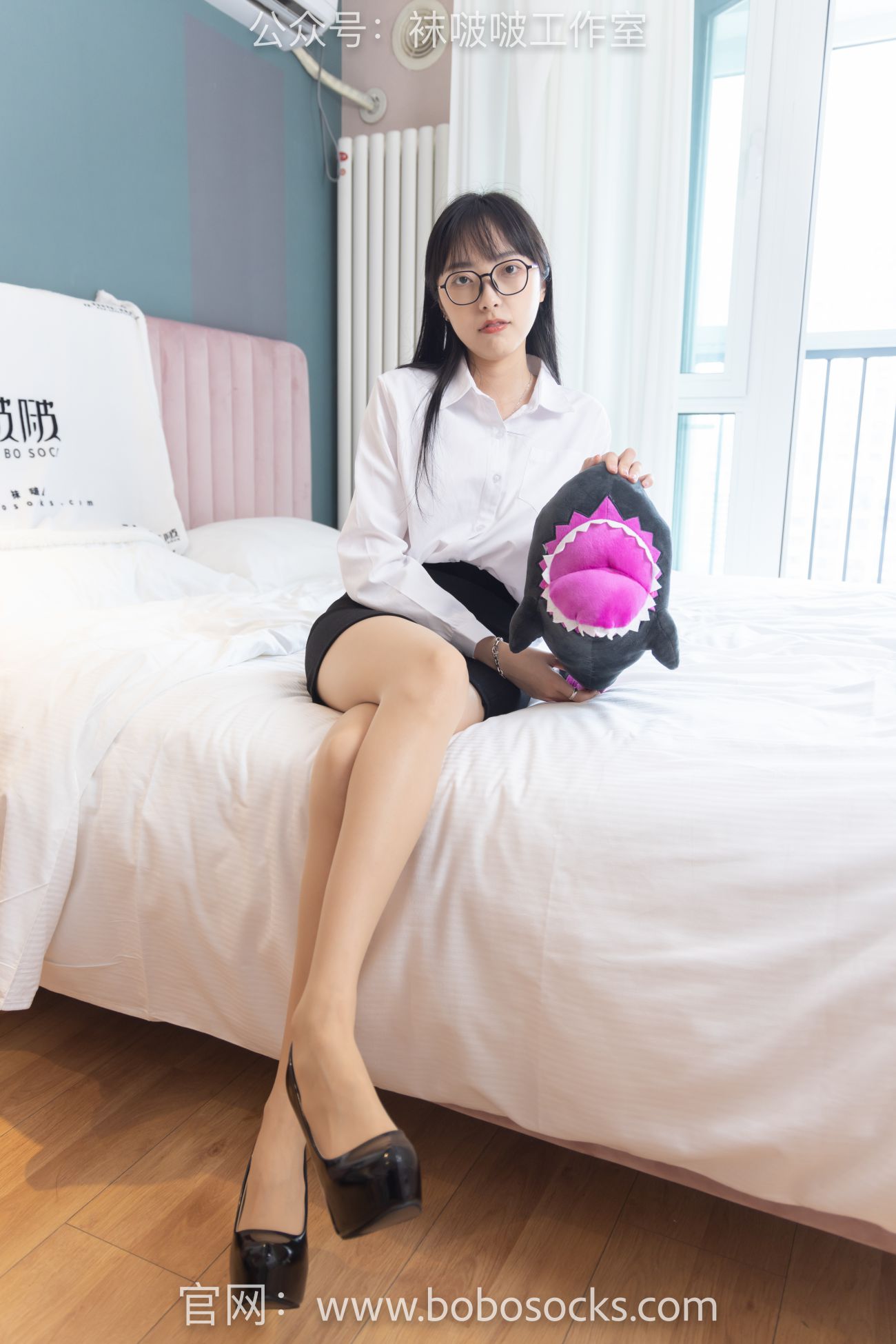 BoBoSocks袜啵啵美少女丝袜美脚写真第No.094期稚予高跟鞋肉丝 (124)