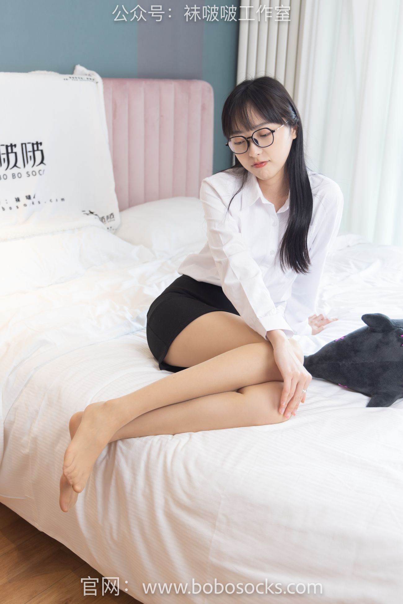 BoBoSocks袜啵啵美少女丝袜美脚写真第No.094期稚予高跟鞋肉丝 (105)